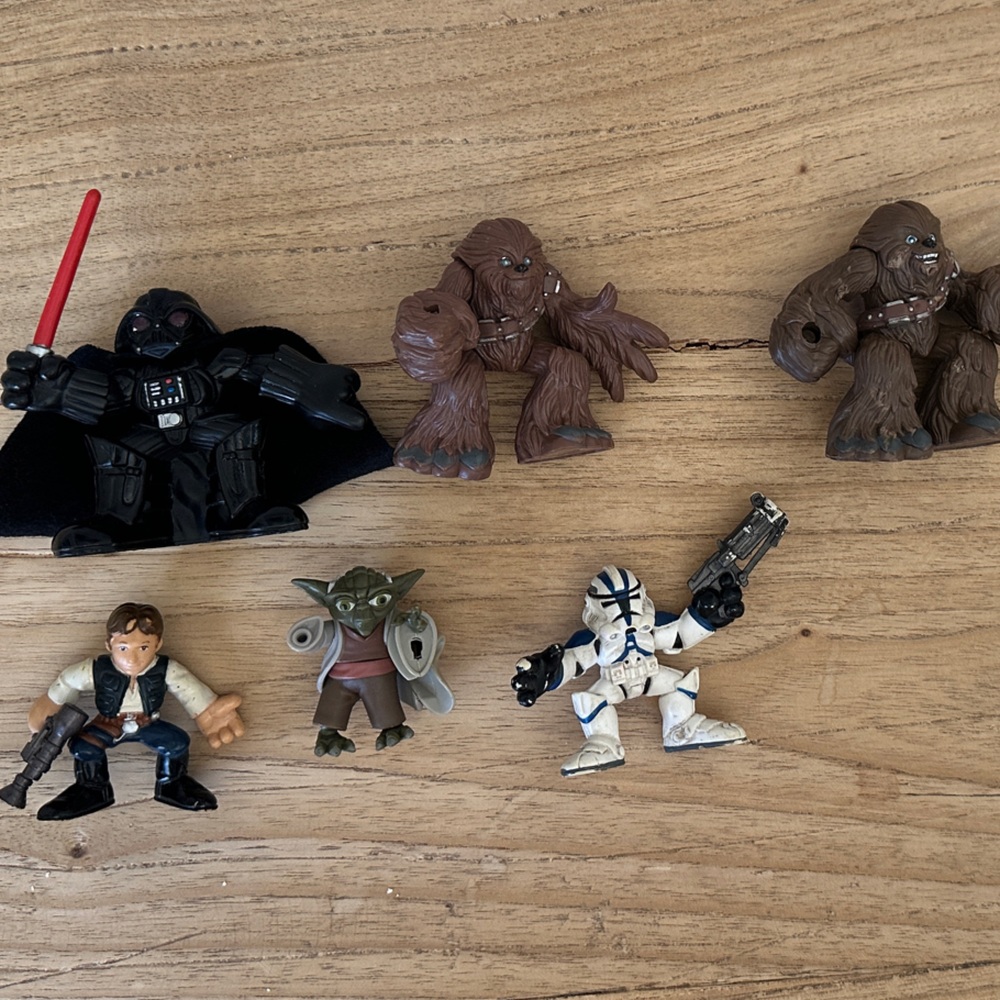 Star Wars Imaginext action figure lot.